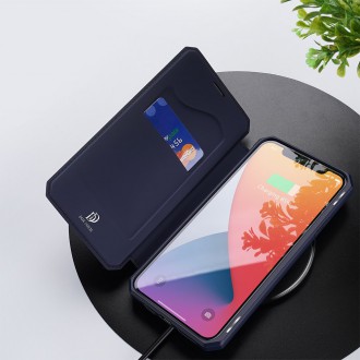 DUX DUCIS Skin X Bookcase type case for iPhone 12 Pro Max blue
