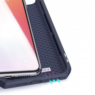 DUX DUCIS Skin X Bookcase type case for iPhone 12 Pro Max blue