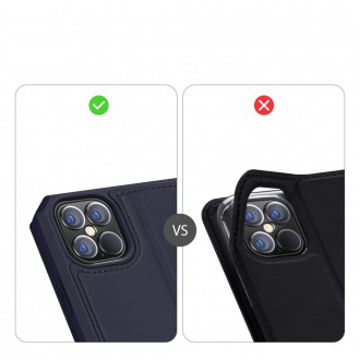 DUX DUCIS Skin X Bookcase type case for iPhone 12 Pro Max blue