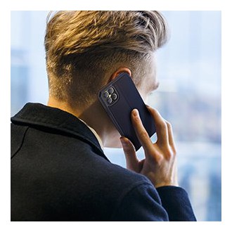 DUX DUCIS Skin X Bookcase type case for iPhone 12 Pro Max blue