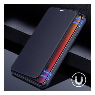 DUX DUCIS Skin X Bookcase type case for iPhone 12 Pro Max blue