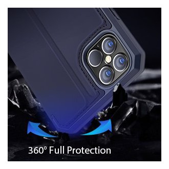 DUX DUCIS Skin X Bookcase type case for iPhone 12 Pro Max blue