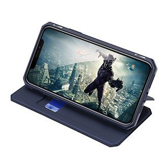 DUX DUCIS Skin X Bookcase type case for iPhone 12 Pro Max blue