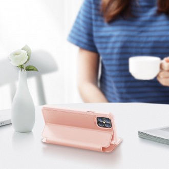 DUX DUCIS Skin X Bookcase type case for iPhone 12 Pro Max pink
