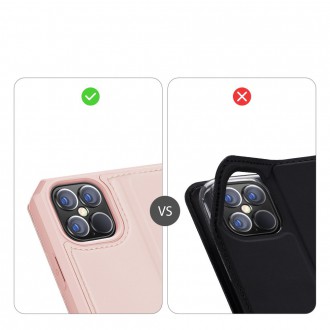 DUX DUCIS Skin X Bookcase type case for iPhone 12 Pro Max pink