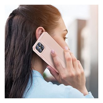 DUX DUCIS Skin X Bookcase type case for iPhone 12 Pro Max pink