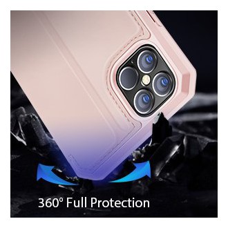 DUX DUCIS Skin X Bookcase type case for iPhone 12 Pro Max pink