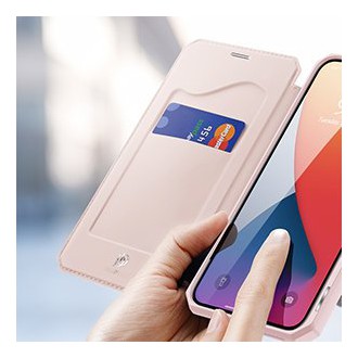 DUX DUCIS Skin X Bookcase type case for iPhone 12 Pro Max pink
