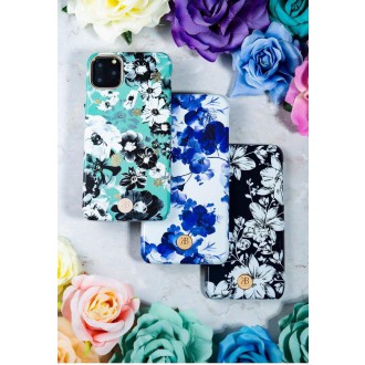 Kingxbar Blossom case decorated with original Swarovski crystals iPhone 11 Pro multicolour (Leaf)