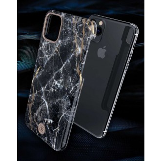 Kingxbar Marble Series case decorated printed marble iPhone 11 Pro green