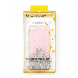 Wozinsky Star Glitter Shining Cover for Samsung Galaxy A41 pink