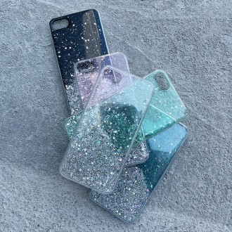 Wozinsky Star Glitter Shining Cover for Samsung Galaxy A41 green