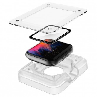 HYBRIDNÍ GLASS Spigen PROFLEX &quot;EZ FIT&quot; Apple Watch 4/5/6/SE (40MM)