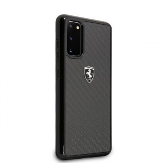 Pouzdro Ferrari Hardcase FEHCAHCS62BK S20 G980 black/black Carbon Heritage