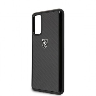 Pouzdro Ferrari Hardcase FEHCAHCS62BK S20 G980 black/black Carbon Heritage