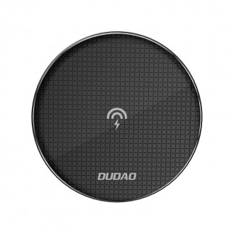 Dudao ultra-thin 10W stylish wireless charger Qi black (A10B black)