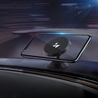 Wozinsky Magnetic Car Dashboard 360 Self-adhesive Black (WMH-05)