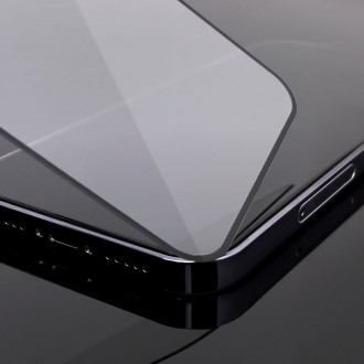 Wozinsky Full Cover Flexi Nano Glass Hybrid Screen Protector with frame for Samsung Galaxy A41 black