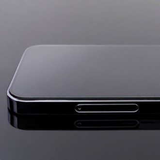Wozinsky Full Cover Flexi Nano Glass Hybrid Screen Protector with frame for Samsung Galaxy A41 black