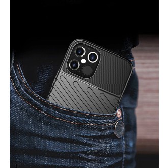 Thunder Case Flexible Tough Rugged Cover TPU Case for iPhone 12 Pro / iPhone 12 black