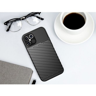 Thunder Case Flexible Tough Rugged Cover TPU Case for iPhone 12 Pro / iPhone 12 black