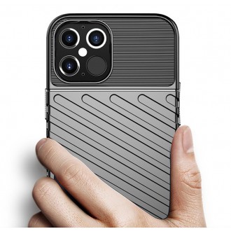 Thunder Case Flexible Tough Rugged Cover TPU Case for iPhone 12 Pro Max black