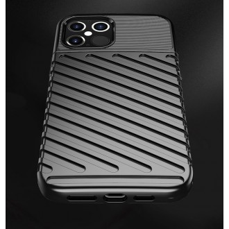 Thunder Case Flexible Tough Rugged Cover TPU Case for iPhone 12 Pro Max black