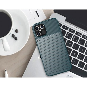 Thunder Case Flexible Tough Rugged Cover TPU Case for iPhone 12 Pro Max green