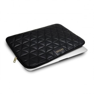 Guess Sleeve GUCS13QLBK 13" czarny /black Quilted