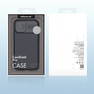 Nillkin CamShield Pro pouzdro Armor Case Cover Kryt fotoaparátu iPhone 12 Pro / iPhone 12 černý