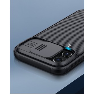 Nillkin CamShield Pro pouzdro Armor Case Cover Kryt fotoaparátu iPhone 12 Pro / iPhone 12 černý