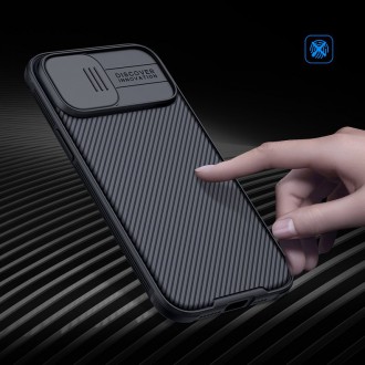 Nillkin CamShield Pro pouzdro Armor Case Cover Kryt fotoaparátu iPhone 12 Pro / iPhone 12 černý