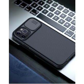 Nillkin CamShield Pro pouzdro Armor Case Cover Kryt fotoaparátu iPhone 12 Pro / iPhone 12 černý