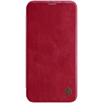 Nillkin Qin original leather case cover for iPhone 12 Pro Max red