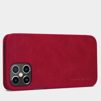Nillkin Qin original leather case cover for iPhone 12 Pro Max red