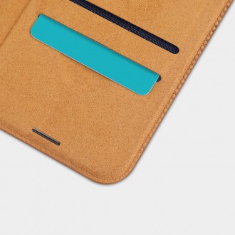 Nillkin Qin original leather case cover for iPhone 12 Pro Max brown