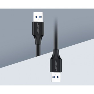Ugreen cable USB 2.0 cable (male) - USB 2.0 (male) 2 m black (US128 10311)