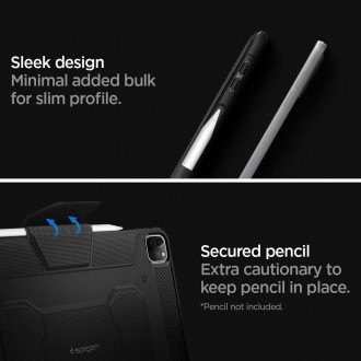 Spigen RUGGED ARMOR &quot;PRO&quot; IPAD PRO 11 2020 / 2021 / 2022 ČERNÝ