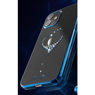 Kingxbar Wish Series case decorated with original Swarovski crystals iPhone 12 Pro Max golden