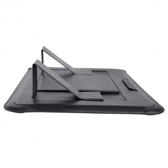 Nillkin Versatile case taška pouzdro na notebook do 14&#39;&#39; s funkcí stojánku a podložky pod myš šedá