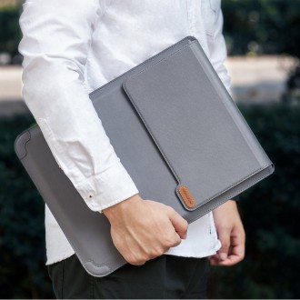 Nillkin Versatile case taška pouzdro na notebook do 14&#39;&#39; s funkcí stojánku a podložky pod myš šedá