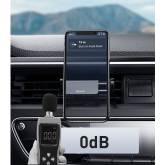 Baseus držák telefonu do auta pro ventilaci stříbrný (SUGP-0S)