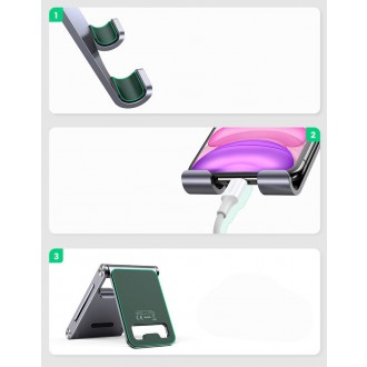 Ugreen metal aluminum folding phone holder tablet gray (LP263 80708)