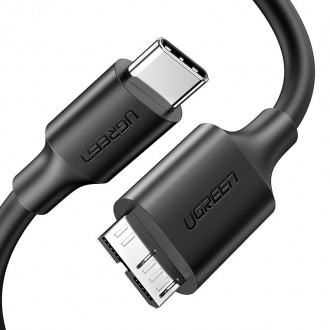 Ugreen cable USB Type C - micro USB Type B SuperSpeed 3.0 cable 1m black (US312 20103)