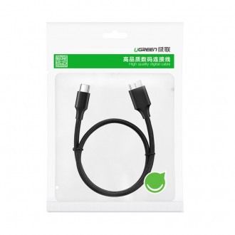 Ugreen cable USB Type C - micro USB Type B SuperSpeed 3.0 cable 1m black (US312 20103)