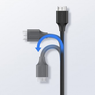 Ugreen cable USB Type C - micro USB Type B SuperSpeed 3.0 cable 1m black (US312 20103)