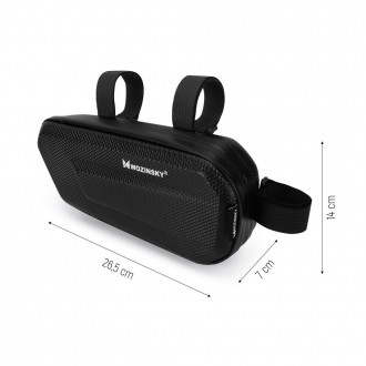 Wozinsky bike frame bag 1.5l black (WBB10BK)