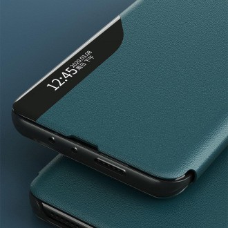 Eco Leather View Case elegant bookcase type case with kickstand for Samsung Galaxy S20 Ultra black