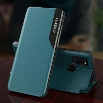 Eco Leather View Case elegant bookcase type case with kickstand for Samsung Galaxy S20 Ultra red