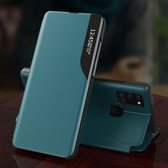 Eco Leather View Case elegant bookcase type case with kickstand for Samsung Galaxy Note 10 red